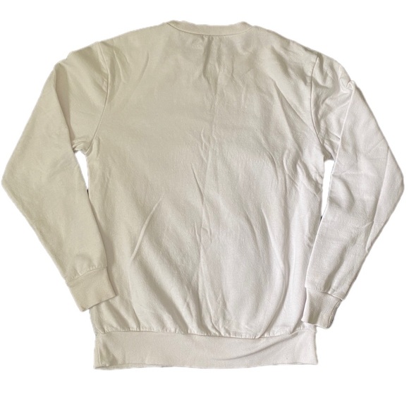 Women’s Tupac Printed Crewneck Sweatshirt 2Pac Rap Hiphop White and Blue Size S - Picture 5 of 6